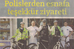 Polislerden Esnafa Tesekkur Ziyareti